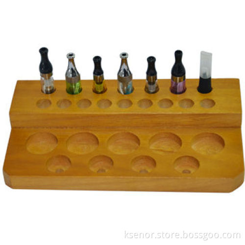 Newest wooden e cigarette display
